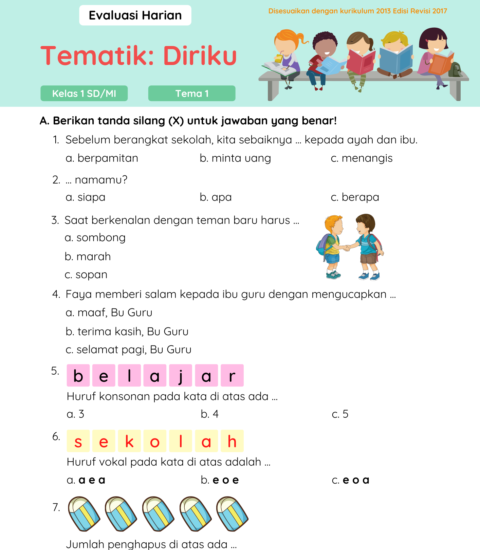 Membangun Fondasi Pendidikan: Panduan Lengkap Download Soal Tematik Kelas 1 SD untuk Guru dan Orang Tua