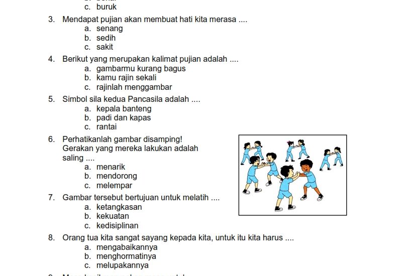 Membuka Jendela Pengetahuan: Panduan Lengkap Download Soal Tematik Kelas 1 SD Pengalamanku