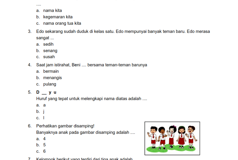 Mempersiapkan Generasi Emas: Panduan Lengkap Mengunduh Soal Tematik Kelas 1 Semester 1 Tahun Ajaran 2019/2020