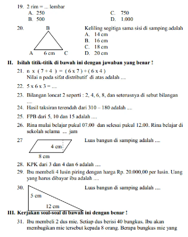 Matematika Kelas 4 Semester 2 - Piffle me Matematika Kelas 4 Semester 2 - Piffle me