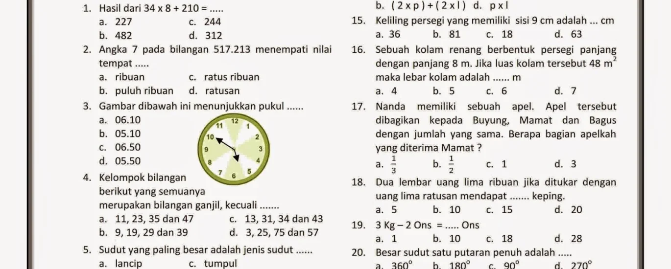 3 Rahasia Soal Ujian Kelas 3 yang Selama Ini Salah, Ternyata Begini di 2026