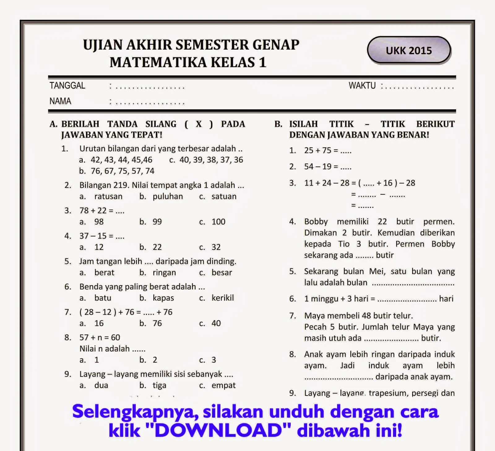 Menguasai Matematika Kelas 4 SD Semester 1 Kurikulum 2013 Panduan Menguasai Matematika Kelas 4 SD Semester 1 Kurikulum 2013 Panduan