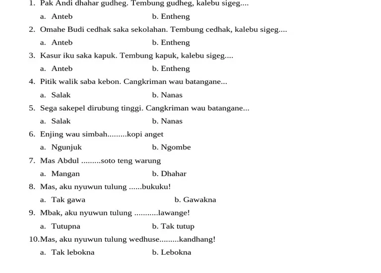 7 Rahasia Sukses Hadapi Soal Bahasa Jawa Kelas 4 Semester 1 2026