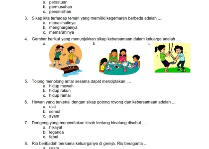7 Soal Kelas 3 Tema 8 Subtema 2 yang Paling Sering Muncul di Ujian 2026, Pelajari Sekarang