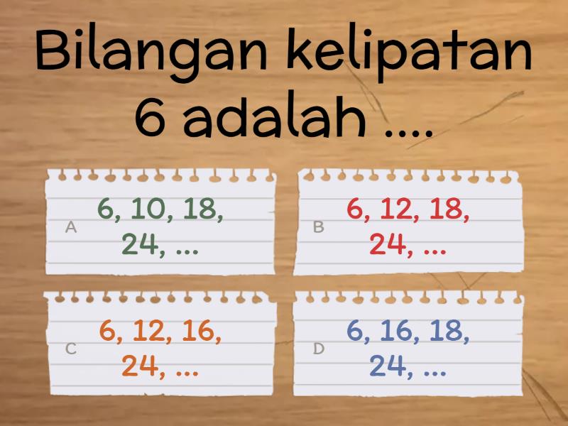 Latihan Soal Kelas 5 Sanjaya Bilangan Kelipatan dan KPK Kamis 23 Latihan Soal Kelas 5 Sanjaya Bilangan Kelipatan dan KPK Kamis 23