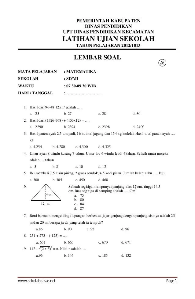 Kumpulan Soal Pelajaran Matematika Kelas 2 SD MI Semester 1 Dan 2 Kunci Kumpulan Soal Pelajaran Matematika Kelas 2 SD MI Semester 1 Dan 2 Kunci
