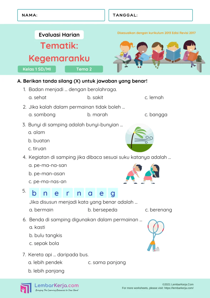 Wajib Tahu 5 Trik Jitu Mengerjakan Soal Tema Kelas 3 Semester 1 2026