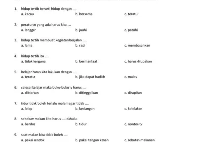 5 Fakta Mengejutkan Soal Ujian Semester 1 Kelas 3 SD PKn yang Wajib Diketahui Orang Tua