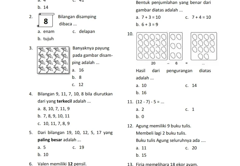 5 Rahasia Tak Terduga Soal Ujian Akhir Semester 2 Kelas 1 SD Tema 5 yang Wajib Orang Tua Tahu di 2026