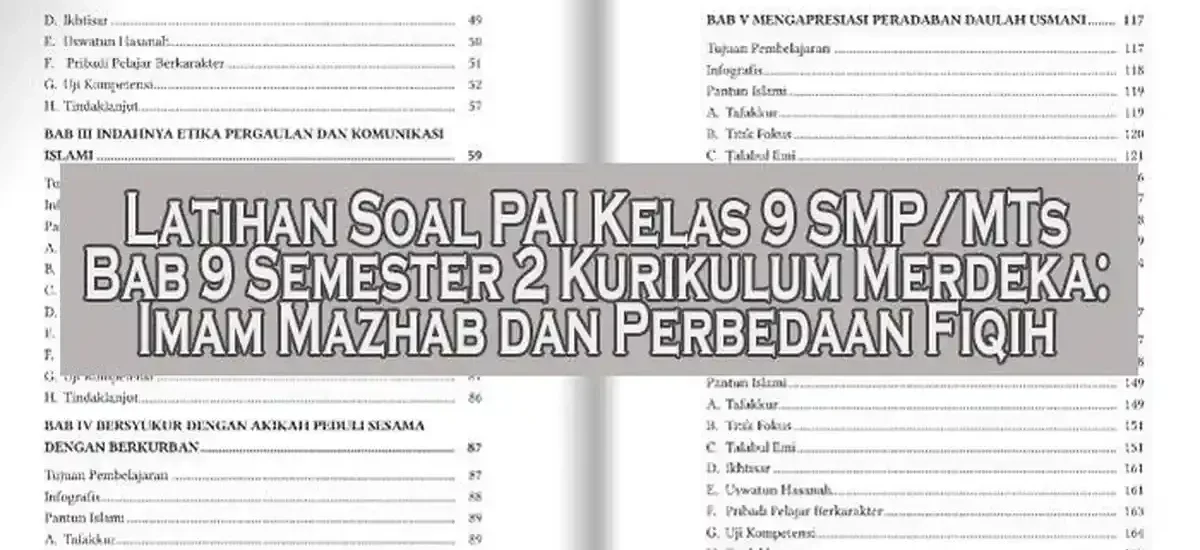 7 Fakta Mengejutkan di Bank Soal PAI Kelas 9 Semester 2 yang Wajib Kamu Tahu Sebelum Terlambat