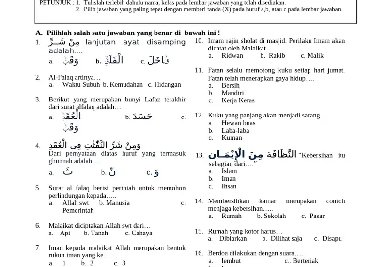 7 Fakta Tersembunyi Bank Soal PAI Kelas 2 yang Wajib Guru Tahu di Tahun 2026