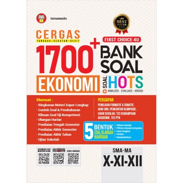 Cergas 1700 Bank Soal Ekonomi Untuk SMA-MA Kelas X-XI-XII - Yrama Cergas 1700 Bank Soal Ekonomi Untuk SMA-MA Kelas X-XI-XII - Yrama