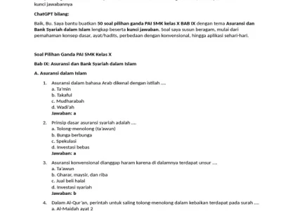 7 Fakta Tersembunyi Bank Soal PAI SMK Kelas XII Semester 2 yang Wajib Kamu Tahu di Tahun 2026