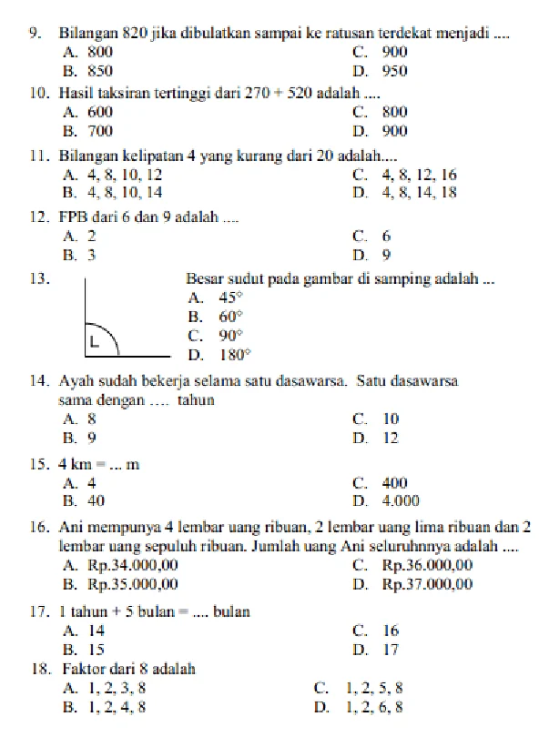 7 Soal Ulangan Bab 1 Matematika Kelas 7 Kurikulum 2013 yang Wajib Kamu Kuasai di 2026