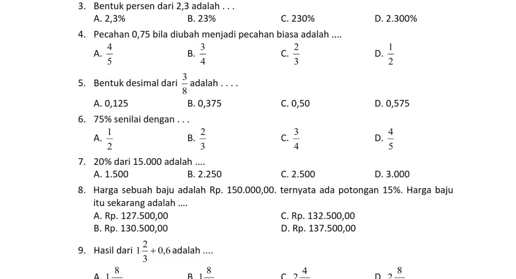 Akhirnya Terungkap 7 Bank Soal PAS Semester 2 SD Kelas 4 Kurikulum 13 Paling Dicari