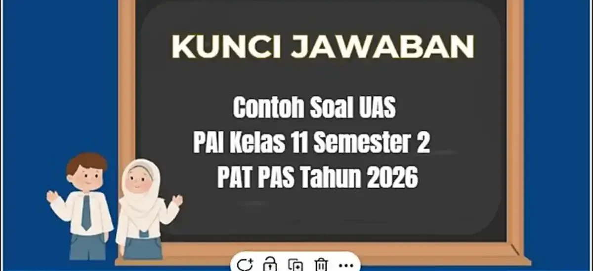 Akhirnya Terungkap 7 Rahasia Bank Soal PAI SMA Kelas XI Semester 2 yang Wajib Kamu Tahu