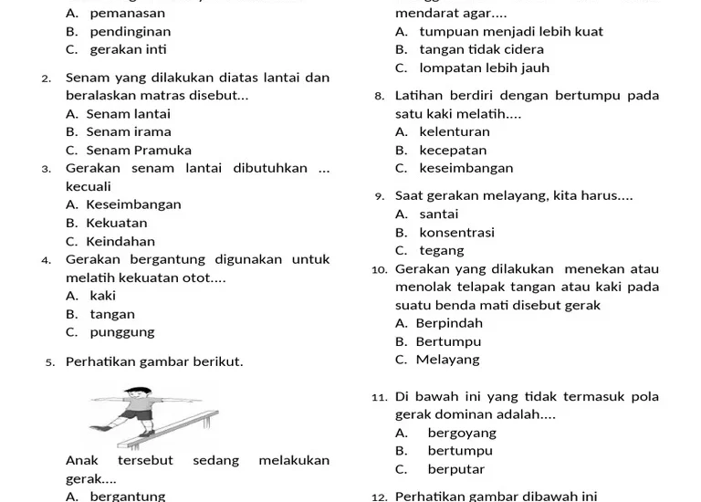 Kumpulan Bank Soal Penjas Kelas 2 Semester 2: 7 Tipe Soal Terbaru 2026 yang Wajib Dikuasai