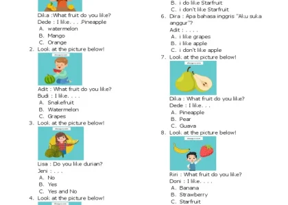 Rahasia 7 Contoh Soal Bahasa Inggris Kelas 8 Semester 1 Chapter 1 Wajib Kamu Tahu 2026