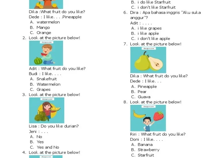Rahasia 7 Contoh Soal Bahasa Inggris Kelas 8 Semester 1 Chapter 1 Wajib Kamu Tahu 2026