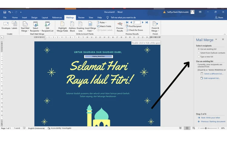 5 Cara Membuat Kartu Ucapan Idul Fitri di Microsoft Word yang Cantik dan Anti Gagal