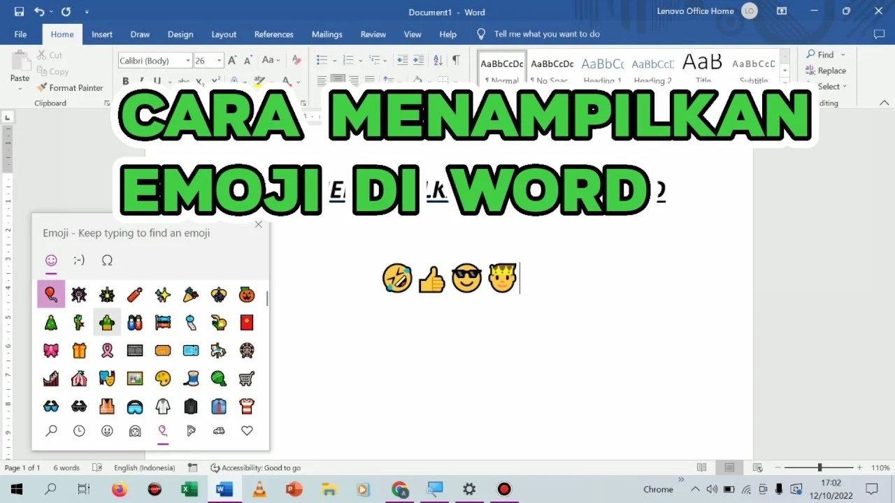 7 Cara Memasukkan Emoticon di Word yang Jarang Diketahui, Ternyata Semudah Ini di 2026