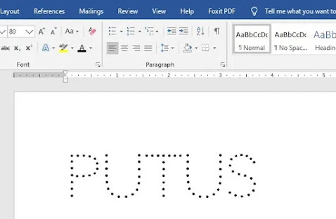 7 Cara Membuat Huruf Putus Putus di Word Ternyata Semudah Ini Wajib Tahu