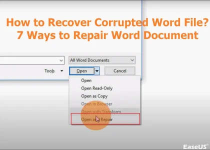 7 Cara Mengembalikan File Word yang Rusak Sebelum Data Penting Hilang Selamanya