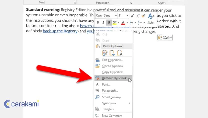 7 Cara Menghapus Hyperlink di Word dengan Cepat dan Mudah untuk Pemula
