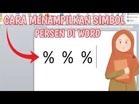 CARA MENAMPILKAN SIMBOL PERSEN DI MICROSOFT WORD - YouTube CARA MENAMPILKAN SIMBOL PERSEN DI MICROSOFT WORD - YouTube