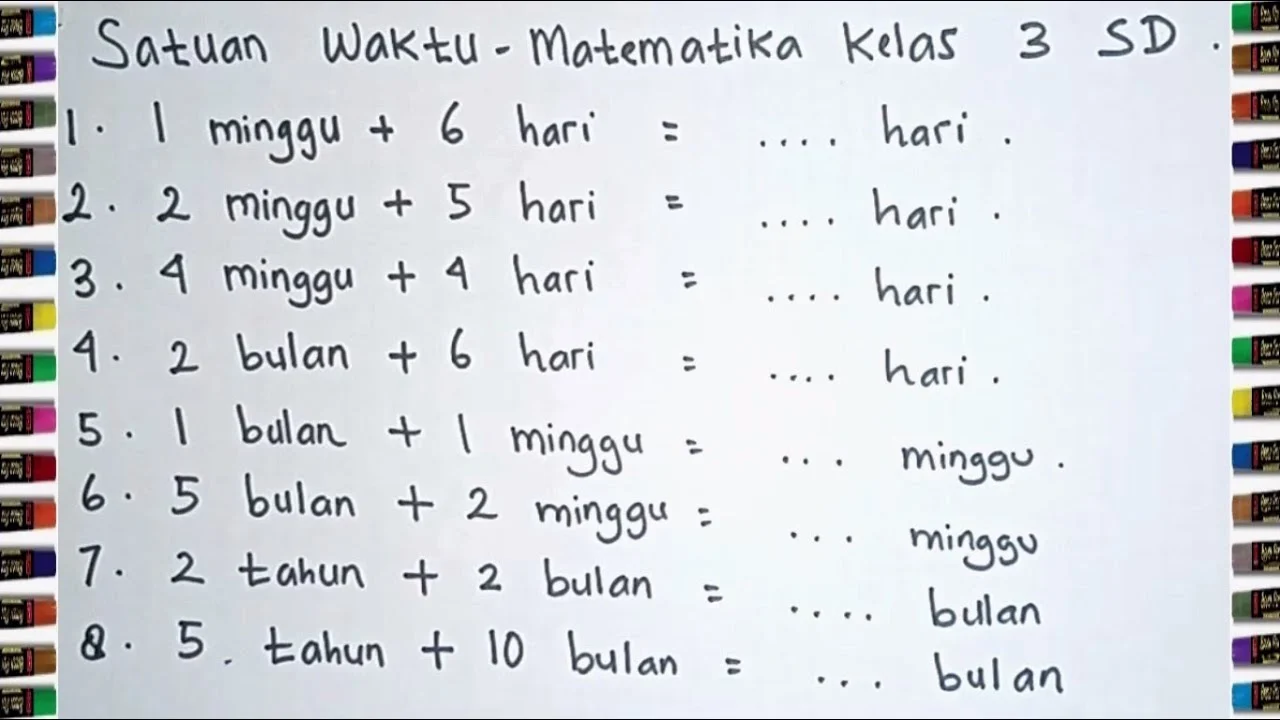 Latihan Soal Tentang Poster
