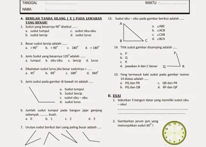 Ternyata Ini Kisi Kisi Soal Matematika Kelas 3 Semester 2 yang Wajib Dikuasai Siswa Sebelum Ujian Kenaikan Kelas 2026