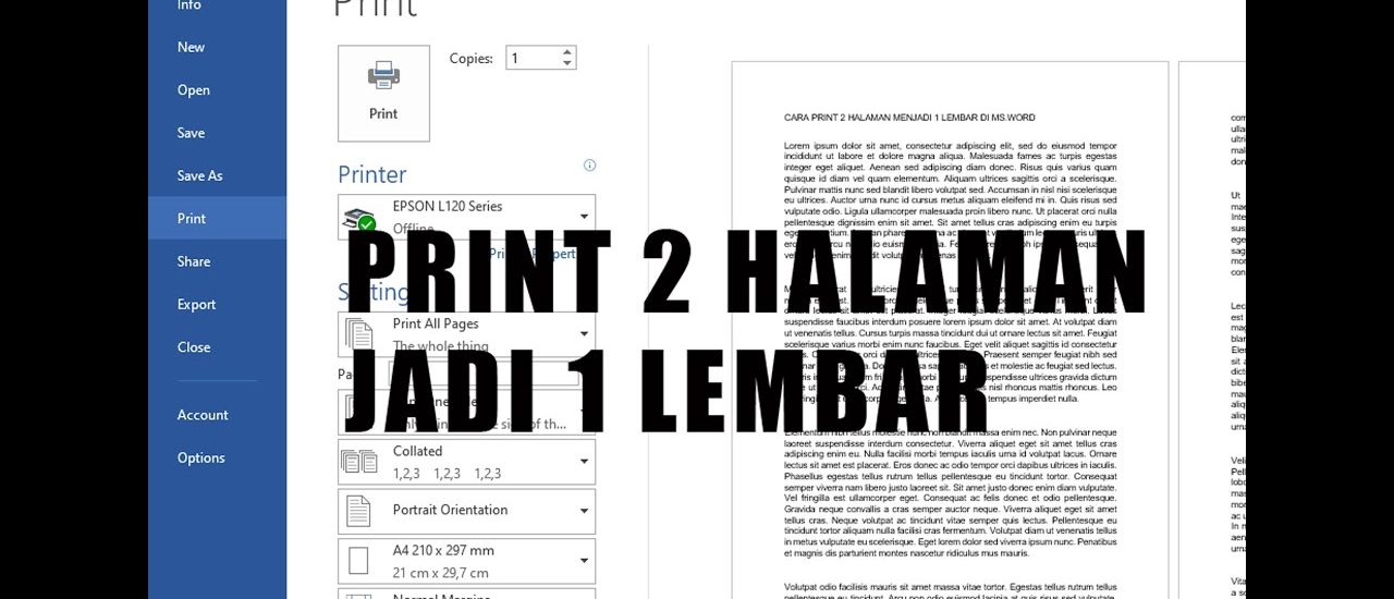 Cara Print Fit To Page di Word yang Benar, Ternyata Selama Ini Banyak yang Salah Menerapkannya