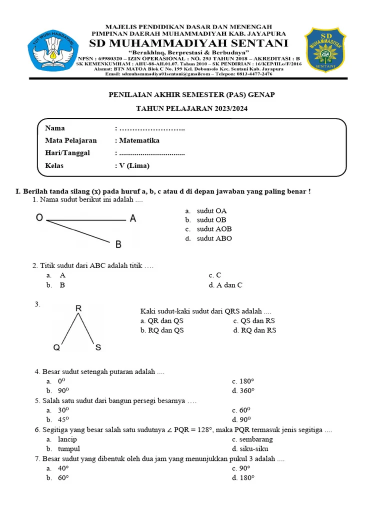 Rahasia 5 Contoh Soal Soal Matematika Kelas 5 Semester 2 yang Wajib Dikuasai Sekarang