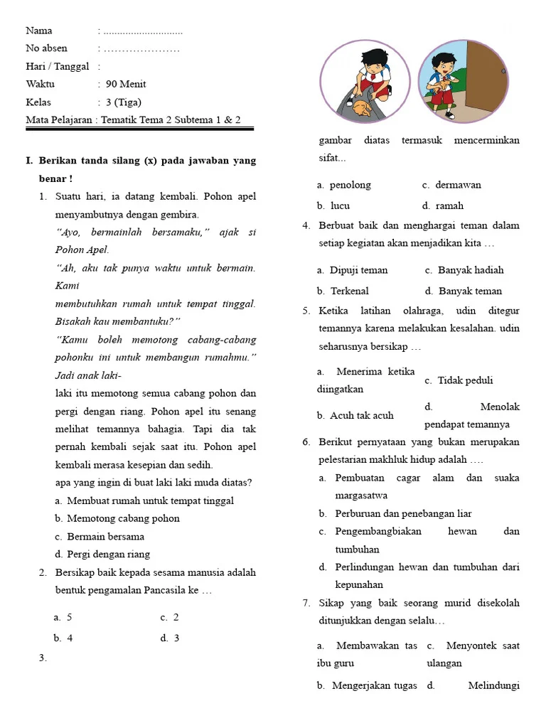 Wajib Tahu! Kumpulan latihan soal tematik kelas 3 semester 2 agar nilai ujian melonjak